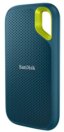 SanDisk Extreme Portable SSD 2 TB - bis zu 1.050 MB/s Lesen - Monterey | Externe SSD, kompatibel mit PC & Mac, IP65-Wasser- & -Staubschutz, 256-Bit-Verschlüsselung, USB 3.2 Gen 2, USB-C
