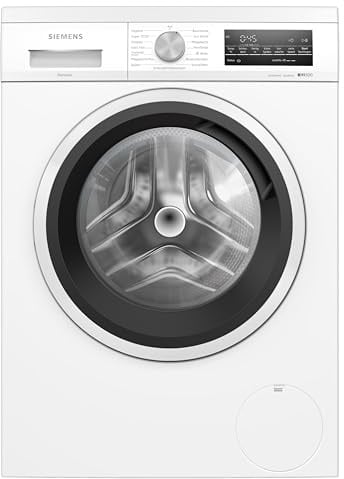 Siemens WU14UT42, iQ500 Waschmaschine, 9kg, 1400 UpM, Unterbaufähig, Extra stromsparend und leise, varioSpeed für kürzere Programme, LED-Display, Outdoor-Programm, Nachlegefunktion, aquaStop