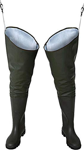 PROS Seestiefel Watstiefel Anglerstiefel Hüftstiefel Fischerstiefel (AJ-WR02) (47)