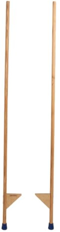 Pedalo® Stelzen 170 cm I verstellbare Holzstelze Esche I Antirutsch-Gummifüße I 90-120kg Belastbarkeit I in 4 Längen I Gleichgewicht I Made in Germany
