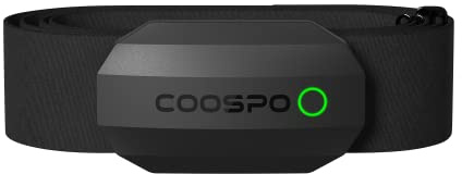 COOSPO H808S Brustgurt Pulsmesser ANT+/Bluetooth, Premium Herzfrequenzmesser Pulsgurt Sensor HRM-Messung Pulsgurt IP67 Wasserdichter, Kompatibel mit Polar, Elite HRV, Wahoo, Garmin, Strava