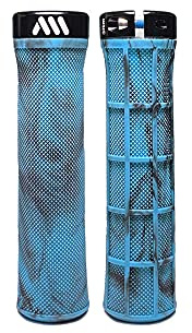 All Mountain Style Fahrradgriffe Berm Grip Model | Fahrradlenkergriffe Lenker Handgriffe MTB | 135 mm - 100 g | Feste und leichte Befestigung der Griffe am Fahrradlenker | Ideales MTB-Zubehör