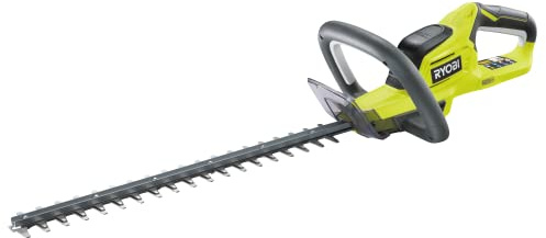 RYOBI 18 V ONE+ Akku-Heckenschere OHT1845 – 45 cm Klingenlänge, 18 mm Schnittstärke, diamantgeschliffene Klingen, inkl. Schutzhülle, ohne Akku & Ladegerät