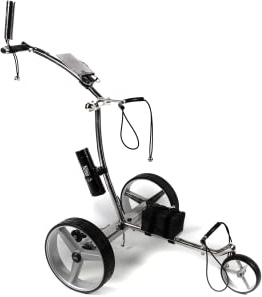 Golfted GT-R Elektrischer Golftrolley Edelstahl mit Fernbedienung und Zubehör(12x)