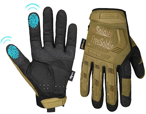 FREE SOLDIER Outdoor Handschuhe Vollfinger Taktische Handschuhe Herren Motorradhandschuhe mit gepolstertem für Fahrrad Airsoft Militär Paintball und andere Outdoor Aktivitäten