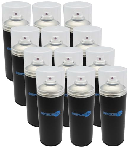 SIMPLETEK - Spraydose Lösungsmittel Universalreiniger Entfetter Reiniger 400ml (12 Stück)