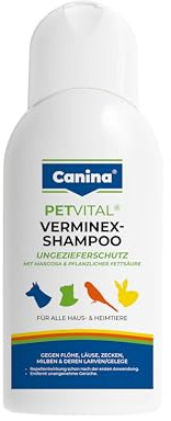 Petvital Verminex Shampoo Ungezieferschutz für alle Haus- und Heimtiere, 250 ml Shampoo