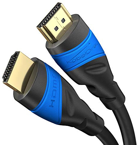KabelDirekt – 8K & 4K HDMI Kabel – 3m – Entwickelt in Deutschland – Für jedes HDMI-Kabel Setup (10K, 8K@60Hz & 4K@120Hz, High Speed HDMI mit Ethernet, Blu-ray, PS5, Xbox Series, Switch)
