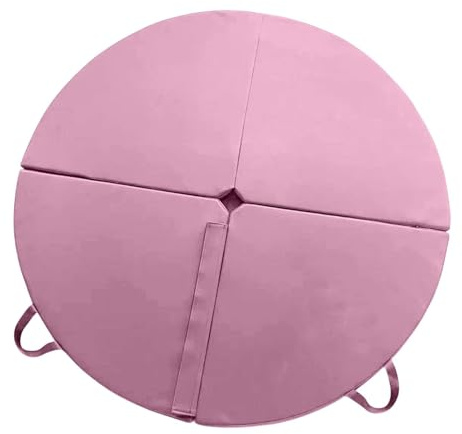Perfeclan Pole Dance Matte Pad, Faltbar, Wasserdicht, Sicherheitsmatte, Schutzmatte, Kissen für Zuhause, Fitnessstudio, Sport, Tanztraining, Gymnastik, Rosa