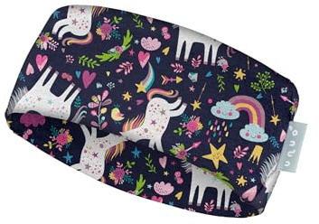 unuo, Kinder Stirnband mit Fleece Elise, Einhörner