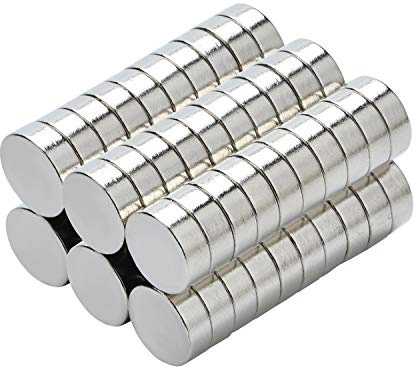 Yizhet 50 Stück Mini Magnete Kühlschrank Klein Gelten für Magnettafel Whiteboard Tafel Pinnwand u.v.m. (8 x 3mm)