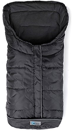 Altabebe AL2203-03 Winterfußsack Active Kollektion für Kinderwagen, schwarz