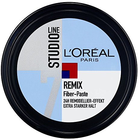 L'Oréal Paris Studio Line Stylingpaste mit 24 h Remodellier-Effekt, Extra starker Halt, Kein Verkleben, Special FX Remix Fiber-Paste, 1 x 150 ml