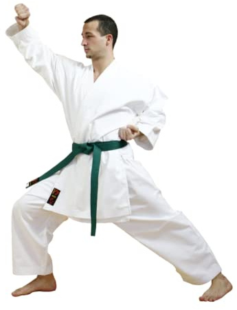 Chikara Karateanzug 9 OZ (Bushi) Kampfsportanzug - Karateanzug für Kinder, Herren, Damen & Erwachsene (Anfänger & Fortgeschrittene)