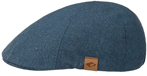 CHILLOUTS Shelton Hat, Schiebermütze aus 100% Baumwolle, Herren Flat Cap, S-M, blau