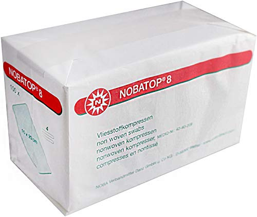 nobatop 8 kompressen 10x20cm unsteril 100 St