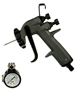 3M Performance Spray Gun 26832, Hochleistungs-Lackierpistole, Lackspritzpistole, Farbspritzpistole, Sprühpistole zum Lackieren, Druckluftanwendung, HVLP, 1 Stück