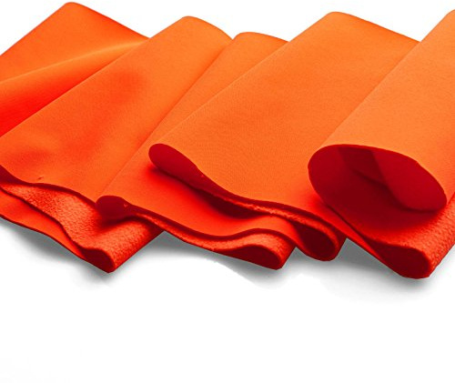 Softshell - winddicht, wasserdicht & atmungsaktiv - Outdoor- und Funktionsbekleidung - Meterware (leuchtorange)