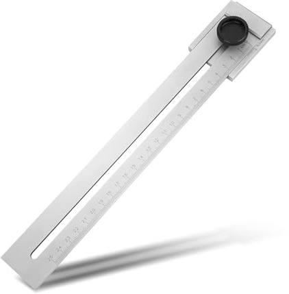 Präzisions Streichmaß, 0-250mm Anreisswerkzeug Kohlenstoffstahl Anreißlineal Parallel Anreißer, Streichmaß Metall Holzbearbeitungslineal mit Verstellbarem für Präzises Markieren und