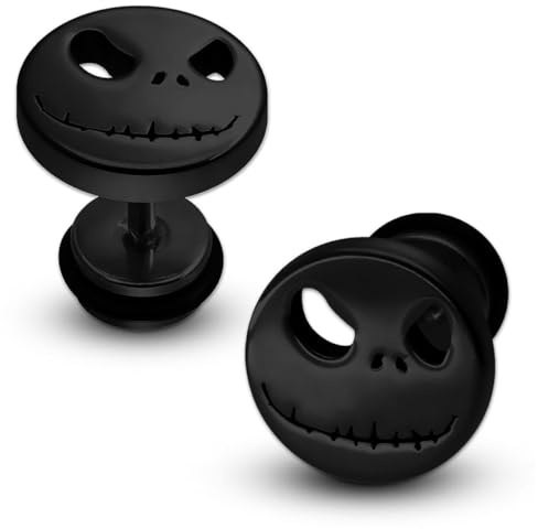 Soul-Cats 1 Paar Fakeplugs Halloween Nightmare Farbe: Schwarz