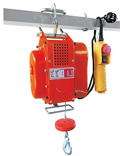 CROSSFER HXS200D Elektrische Seilwinde Seilzug Hebezug 200KG 12 Meter Stahlseil 230V