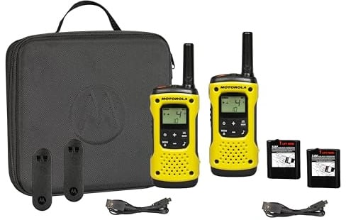 Motorola TLKR T92 H2O PMR Funkgerät (IP67, wetterfest, Reichweite bis zu 10 km), 2 Stück