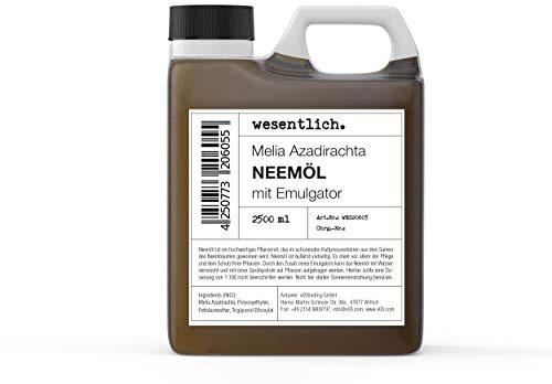 Neemöl mit Emulgator 2500ml - fertig gemischt für sofortige Anwendung von wesentlich.