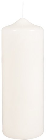 Rayher 3140596 Stumpenkerze, 7cm ø, 20cm, Creme