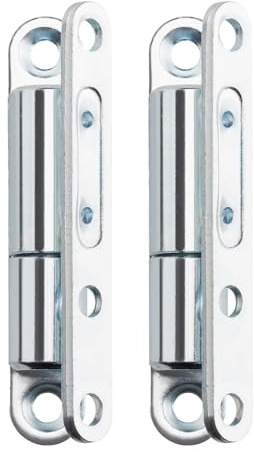 SOTECH 2 Stück Türbänder Aufschraubband 15 x 83 mm Scharnier Renovierband für Innentüren zum Aufschrauben (Stahl verzinkt)