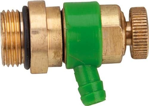 Ablassventil mit O-Ring Messing 1/4" für Ventile bis 2"