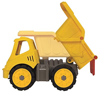 BIG - Power Worker Mini Kipper - Kippfahrzeug geeignet als Sandspielzeug und für das Kinderzimmer, Reifen aus Softmaterial, perfekt für unterwegs, für Kinder ab 2 Jahren