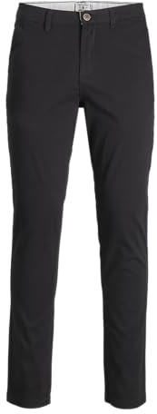 JACK & JONES Herren Jjimarco Jjdave AKM Black Noos Hose, 31W / 32L