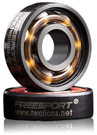 8 Stück Keramik Skate Kugellager, 608RS ABEC 9 für Skateboard, Longboard und Roller - 8mm x 22mm x 7mm