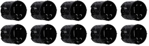 10er Set Kaiser 1555-04 UP-Schalterdose Fräsloch-Ø 60 mm, Tiefe 66 mm