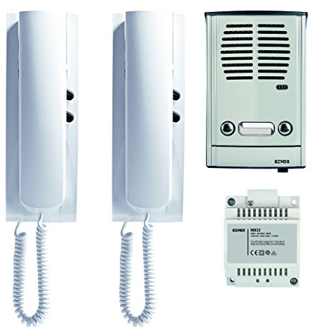 Kit Türsprechanlage 2 Fam ELVOX 885E Außenbeleuchtung