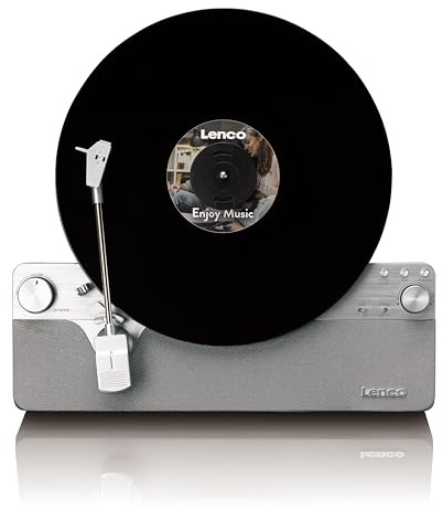 Lenco LSA-071SI - Plattenspieler mit Lautsprecher und Bluetooth