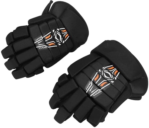 Jectse 1 Paar Hockey-Handschuhe, Hoch Atmungsaktive Outdoor-Street-Hockey-Handschuhe, Lacrosse-Handschuhe mit Mesh-Design, Jugend-Street-Hockey-Ausrüstung (10 Zoll)