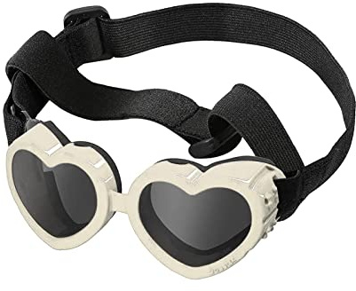 Laikoutd Hundesonnenbrille Faltbare Schutzbrille Für Regionen Mit Starkem Schneefall Mit Verstellbarem Riemen Leicht Zu Tragen Für Ski Und Reisebrillen