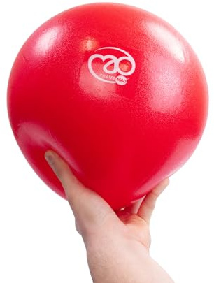 Fitness Mad Exer-Soft Stabilitätsball, weicher Pilatesball, 3 Größen 7 Zoll, 9 Zoll & 12 Zoll, Mini Gymnastikball für Pilates, Yoga, Core Training und Physiotherapie