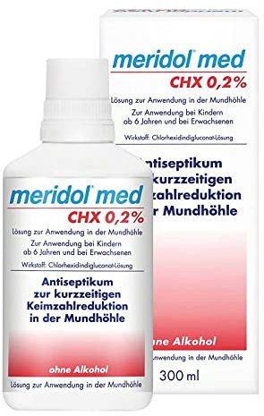 Meridol med CHX 0,2% Lösung zur Anwendung in der Mundhöhle 300 ml