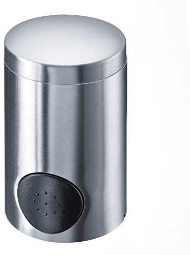 Westmark Süßstoffspender, Höhe: 8,6 cm, Rostfreier Edelstahl/ABS, Silber/Schwarz, 65172260, 5 x 5 x 8.6 cm