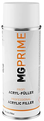 MG PRIME Füller Spritzfüller Haftgrund Spraydose 400 ml grau | Grundierung, Füllgrund und Spritzspachtel für Autolack, gleicht Unebenheiten aus, Korrosionsschutz, Made in Germany