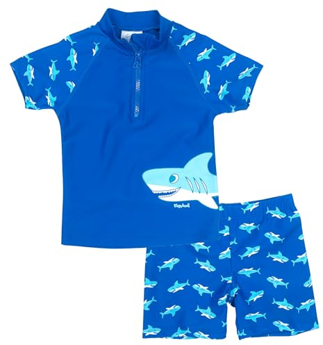 Playshoes Unisex Kinder Uv-Schutz Bade-Set zweiteilig Schwimmshirt Badeshorts Badebekleidung (1er Pack)