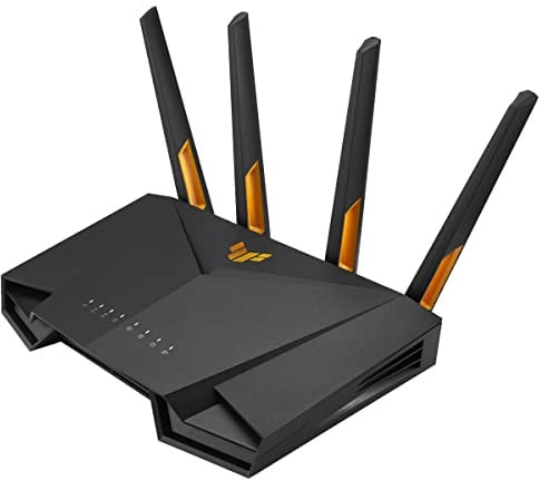 ASUS TUF-AX3000 V2 AiMesh Dual Band WLAN Gaming kombinierbarer Router (Tethering als 4G und 5G Router-Ersatz, WiFi 6, bis zu 3000 Mbit/s, Mobile Game Mode, 2,5Gbit/s Port, AiMesh, AiProtection Pro)