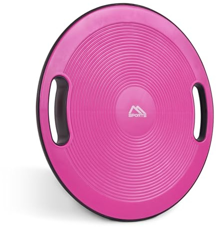MSPORTS Balance Board Premium 40 cm Durchmesser inkl. Übungsposter und Work Out App GRATIS - Therapiekreisel Physiotherapie Wackelbrett
