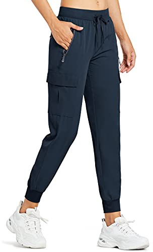 Comallan Damen Sommer Cargohose Leichte Wander Outdoor Hose