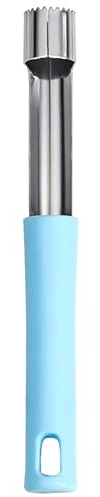 WOLMIK Apfelentkerner - Apfelausstecher mit 8,2 cm Edelstahl Klinge Ø 2,0 cm, Apfelstecher mit handlichem Kunststoff Griff, Apfelkernausstecher für Bratäpfel und zum Backen, Apfel Entkerner