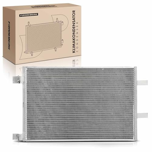 Frankberg Klimaanlage Klimakondensator Kondensator Replace #921001397R | Kompatibel mit Renault Kangoo III 1.3L 1.5L, Kangoo/Grand Kangoo KW0/1 1.5L, Mercedes-Benz Citan W420 1.3L 1.5L; mit Halter