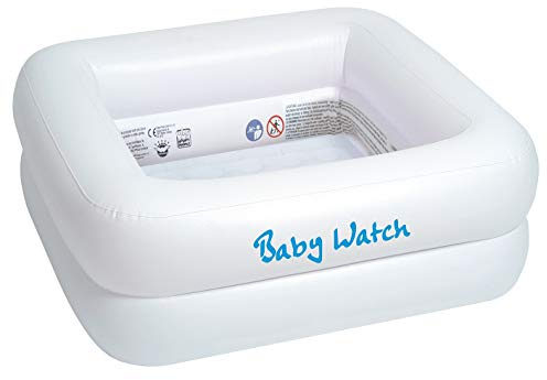 Happy People 18122 Planschbecken-18122 Babywatch Planschbecken, Weiss, 85 x 33 x 85 cm, Weiß