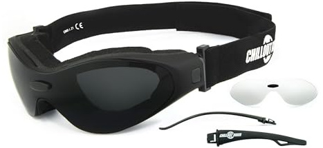 Chillout Rider® | Chopperbrille, Motorrad Sonnenbrille, Bikerbrille, Motorradbrille | beschlagfrei, gepolstert, bruchsicher | Brille